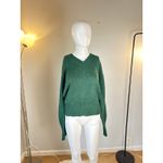 Michael Kors Michael Green Knit Sweater Women’s Small V-Neck Photo 1