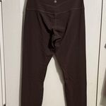 Lululemon Brown Align Crop - Peloton Logo Photo 2