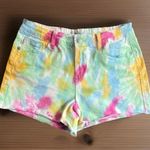 Judy Blue  Tie Dye Mid Rise Stretch Cut Off Shorts Size M 30" Waist 3 1/2" Inseam Photo 0