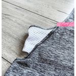 Under Armour Flashy 2-in-1 Tank Carbon Heather Cut-Outs Cutouts Mesh Layered Top Photo 5