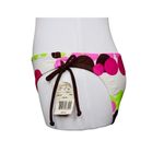 SO  Dotted‎ Low Rise String Bikini Swim Bottom MEDIUM Colorful Poolcore Photo 2