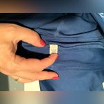 Under Armour  HeatGear Compression Legging Women Shark Blue Pull On Capri Sz M Photo 3