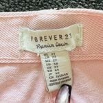 Forever 21 PEACHY PINK DISTRESSED CUT-OFFS Photo 5