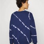 Athleta Sundown Sweatshirt Navy Blue Tie Dye Size S/P Photo 1