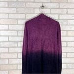 Barefoot Dreams Bamboo Chic Lite Calypso Purple Ombré Wrap Sweater Size S/M Photo 9