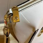 Kate Spade NY Savannah Parliament Bag w snakeskin accents Storybook Lining Photo 4