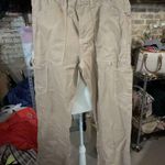 S. O. N. G. Beige low rise SLOUCHY BAGGY JEAN SITS ON HIP COMFORT FIT 11/30 Tan Photo 5