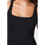 Spanx Ponte Corset Jumpsuit Classic Black Sleeveless Shapewear Relaxed Romper SP Photo 3