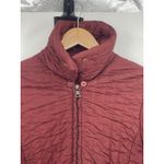 Cole Haan COLE‎ HAAN COUNTRY THERMAL INSULATION BURGUNDY QUILTED COAT JACKET SIZE L Photo 1