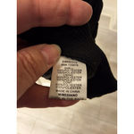 Love Tree Quilted Vest Womens M Black with Brown Trim Mock Neck Pockets Size M Photo 7