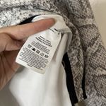 Nike white python long sleeve bodysuit half zip size small Photo 7