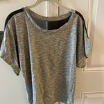 Trina Turk gray and black sheer top size XS Photo 2