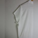 Madewell  Women’s White Ribbed Supima Cotton Preppy Tee Baby Tee Size XL Photo 6