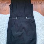 Style & Co Black Bodycon Zippered Pocket Work Dress Size 2P Photo 0