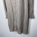 Helmut Lang  grey v neck button down dress duster 0 Photo 3