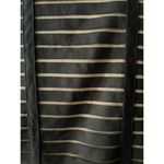 Forever 21  Skirt Women's Medium Black Cream Striped Mini Fitted Bodycon Twee Photo 1
