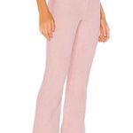 Lovers + Friends  Joanie Pink Corduroy Crop Flare  Pants Size XS NWT Photo 2