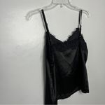 Black Lace Trim Cami Top Size M Photo 1