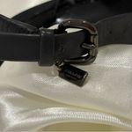 Coach  Caleigh Sandals T Strap Studded Thong Patent Leather Size 6 Black Summer Photo 9