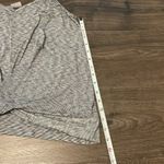 Kaileigh  Light Gray & White Striped Twist Front Camisole, Size Small Photo 4