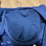 Lands' End  Womens Solid Navy Blue Tankini Underwire Swim Top Size 4 Stay Put Hem Photo 3