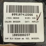 Madewell NWT  Cap Sleeve Scoop Neck Tee in Black XXS NR343 Photo 8