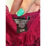 Victoria's Secret Victoria’s Secret Deep Pink Lace Babydoll Sexy Lingerie Open Sides Top Small Photo 7