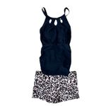 AQUA  Eve Tankini Swimsuit Leopard‎ Print Shorts 2 Piece Set Plus Size 20W Photo 9
