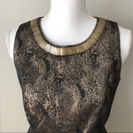 Romeo + Juliet Couture | Gold Metallic Party Dress Photo 2