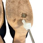 Reformation Cork Slide Platform Open Toe Mules Womens Size 6.5 Black And Cork Photo 6