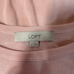 The Loft Light Pink Solid 3/4 Sleeve Crew Neck Pullover Sweater Photo 8