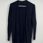 Ann Taylor  Navy Blue Petite S Stretchy Cardigan LS Travel Minimalist Capsule Photo 0