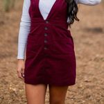 Maroon dress Red Photo 2