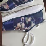 JustFab Floral sneakers by Just Fab size 8 pink and navy color very lightweight … Photo 2