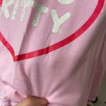 Hello Kitty  women’s pink glitter heart decal short sleeve relaxed comfy tshirt‎ Photo 6