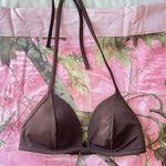 Victoria's Secret brown vintage victoria’s secret padded bikini top halter neck  Photo 3