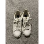 White House | Black Market Aspen Womens Animal Print Accent White Sneakers 6 Photo 1