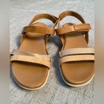Brown and Tan Sandals ECCO Women's Flash Ankle Strap Sandal Size 9 Photo 1