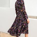 Fame and Partners  The Fia Dress Holographic Pineapple Black Photo 2