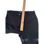 Brooks Brothers  Black Flat Front Stretch Ankle Pants Womens Size M Photo 5