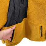 Joy Lab Women Sherpa sweatshirt pullover half zip Long Sleeve High Neck Yellow S Photo 7