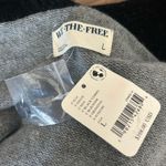 We The Free Free People  Essential Cardigan Large  Black Gray Combo NWT Photo 4