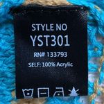 POL Anthropologie Womens Size S Blueberry Dream Very Oversized Striped Sweater Photo 9