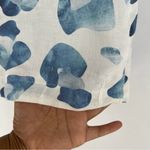 iLinen Lifestyle 100% European‎ Linen Leopard Print Sleeveless Dress Pockets White Size XS Photo 11