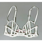 Victoria's Secret Victoria’s Secret White Flowers Floral Cut-Out Bra Bralette Lingerie Size 34C 🎀 Photo 4