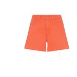 7 For All Mankind NWT Monroe Cutoff Denim Shorts 30, GRAPEFRUIT Photo 2