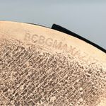 BCBGMAXAZRIA Black Satin and Gold Heels w/Studded Ankle and Toe Straps-Size 7 Photo 13