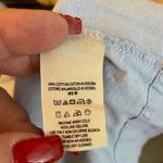 Free People ‎ Show Some Shoulder Top Blue Photo 3