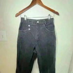 Vintage 90s Roper Bareback Faded Black Western Denim Made In USA Woman's Size 9 Photo 3