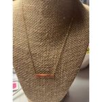 14kt GF bar pendant necklace lobster clasp Photo 1